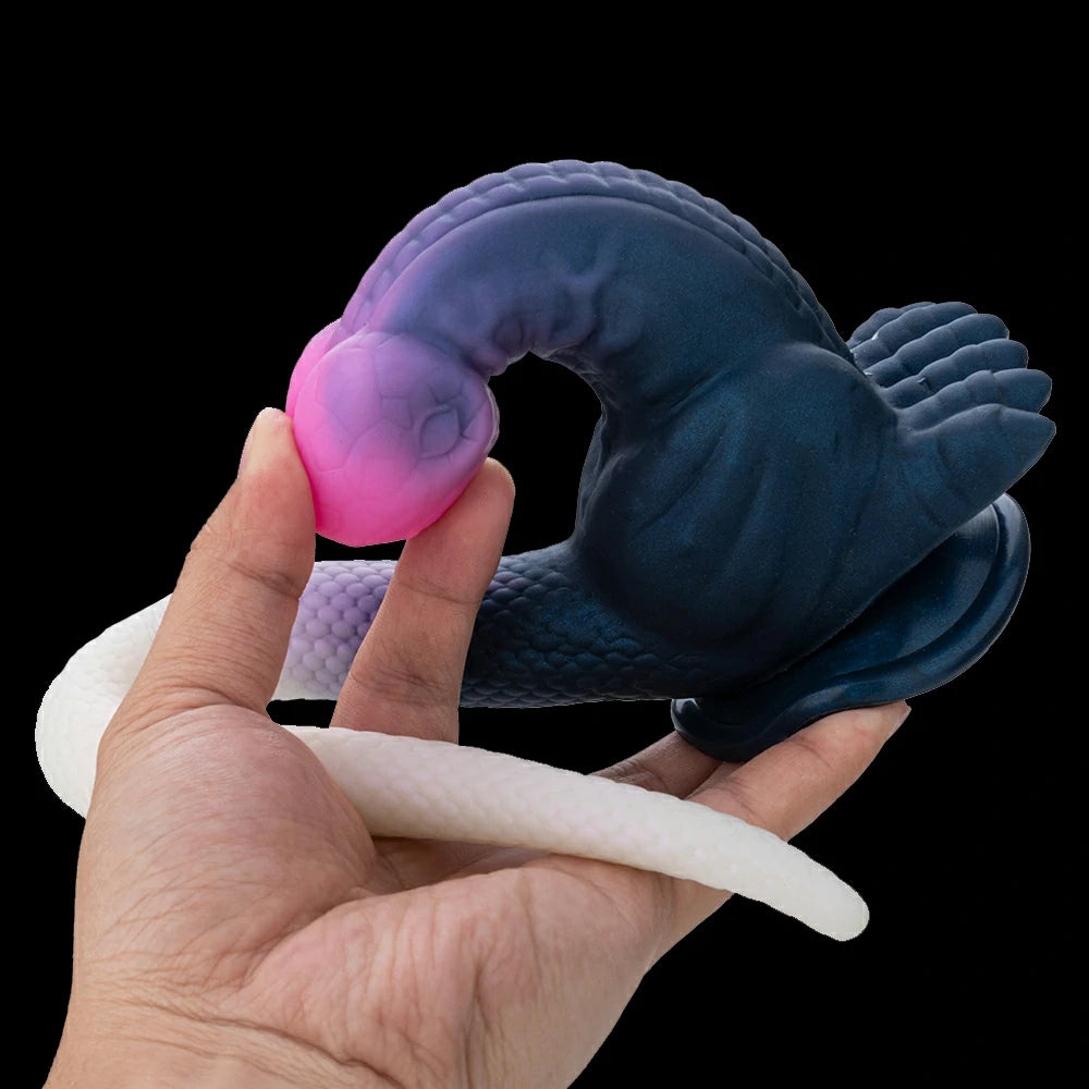 Fantasy Long-Tailed Dinosaur Dildo 6.4 Inches