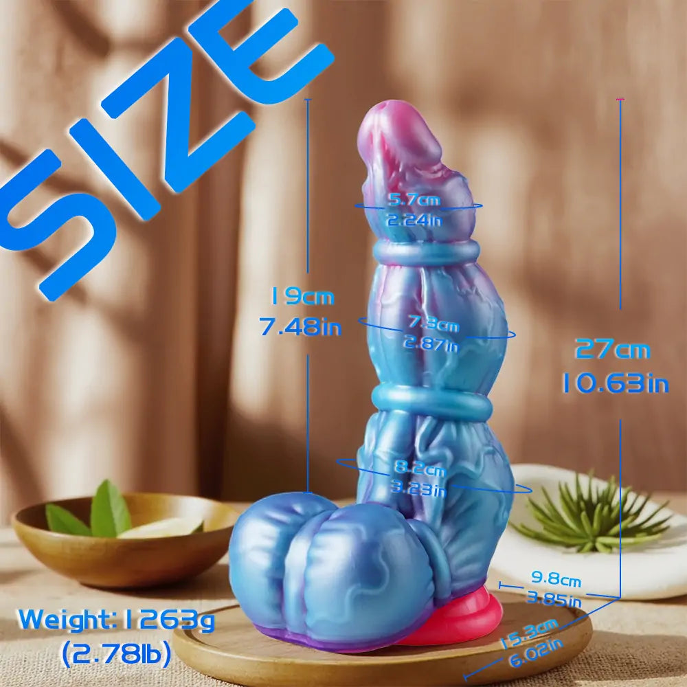 Fantasy Monster Knot Dildo 10.6 Inches