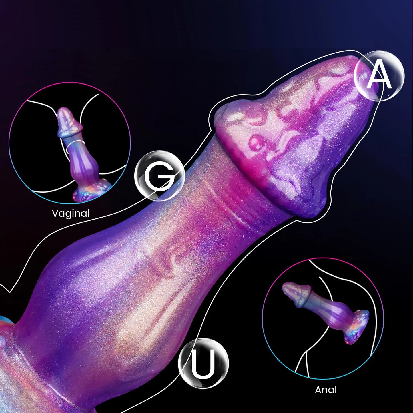Fantasy Mushroom Head Anal Plug