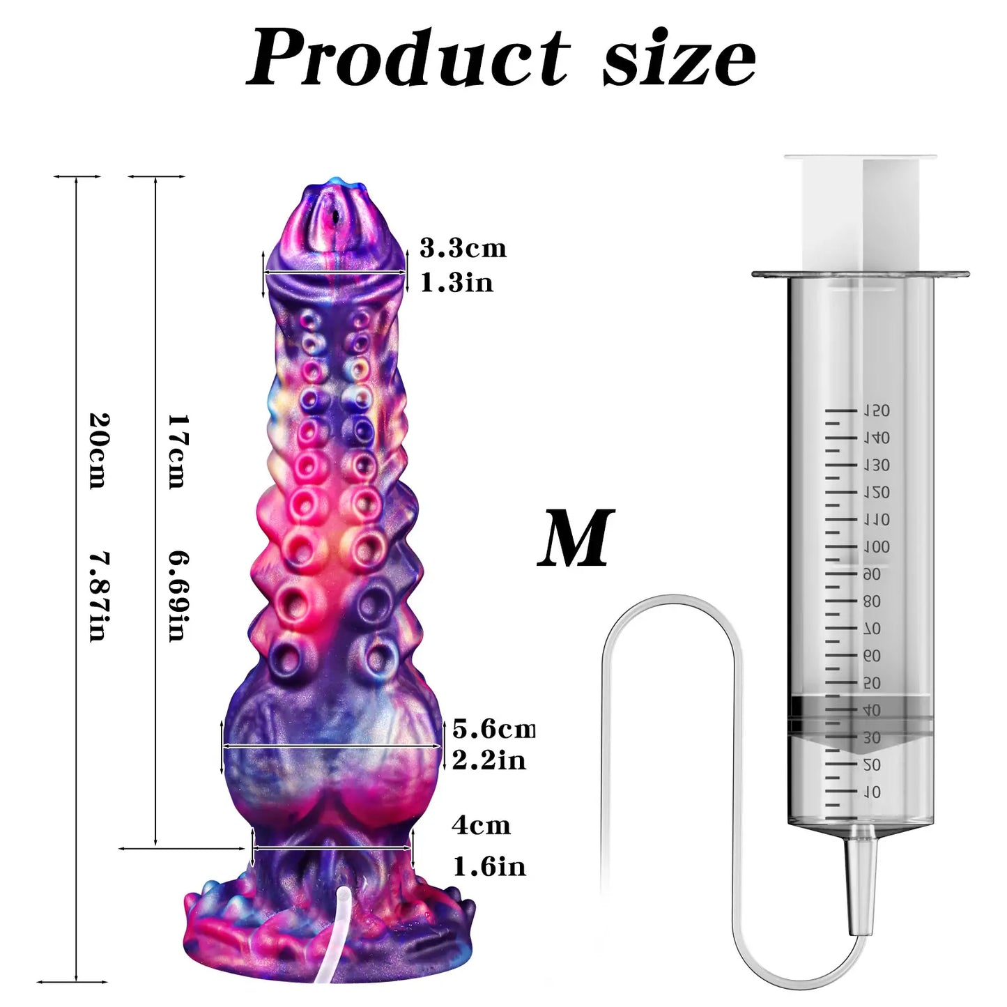 Fantasy Octopus Squirting Dildo 3 Size