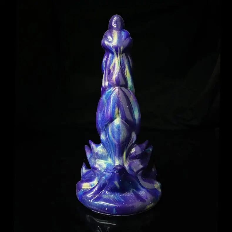 Fantasy Peacock Silicone Dildo 8 Inches