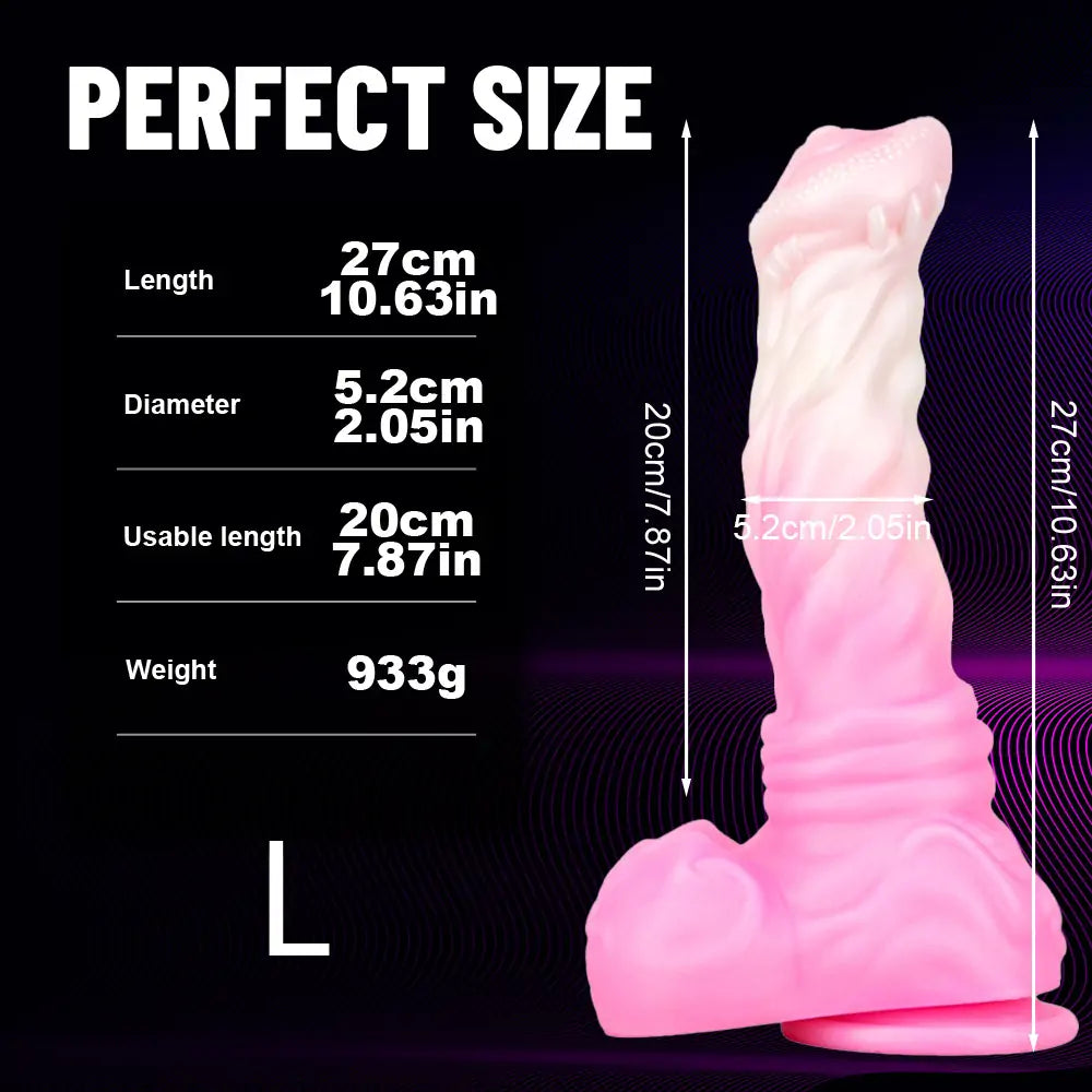 Fantasy Pink Horse Dildo – 4 Size Options