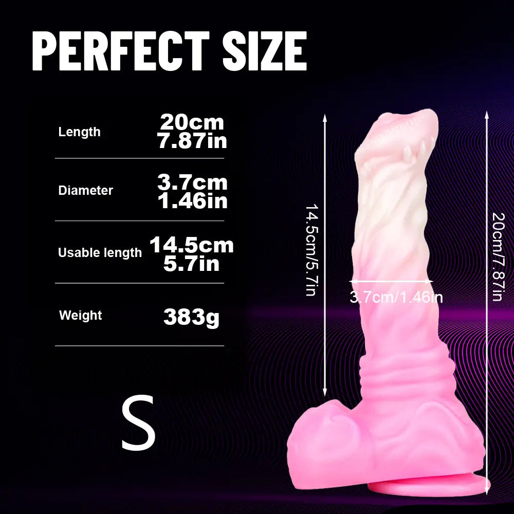 Fantasy Pink Horse Dildo – 4 Size Options