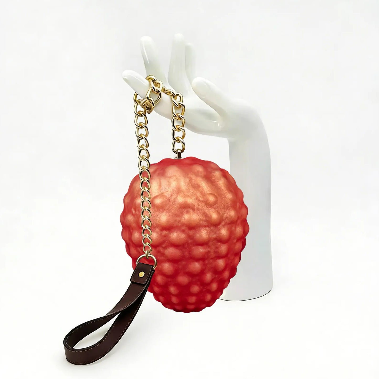 Fantasy Red Dragon Egg Butt Plug with Scaly Nodes