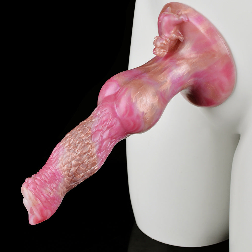 Fantasy Silicone Dog Dildo with Suction 8 Inch