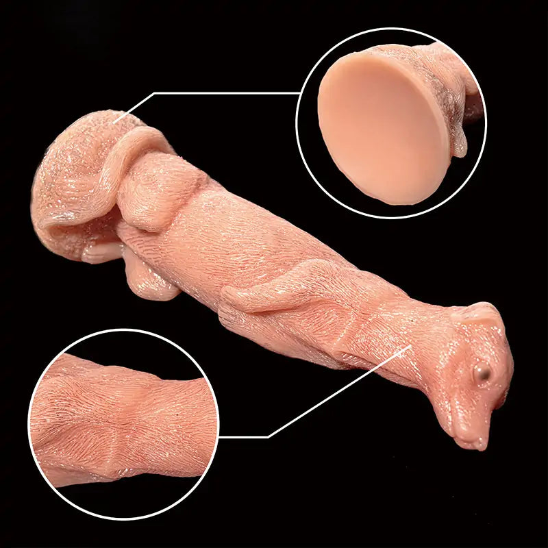 Fantasy Silicone Dog Dildo with Suction Cup