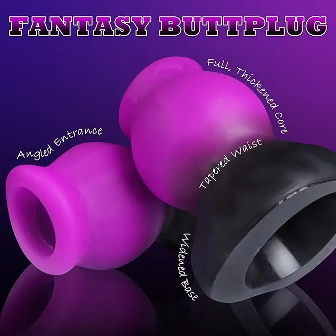 Fantasy Silicone Hollow Butt Plug