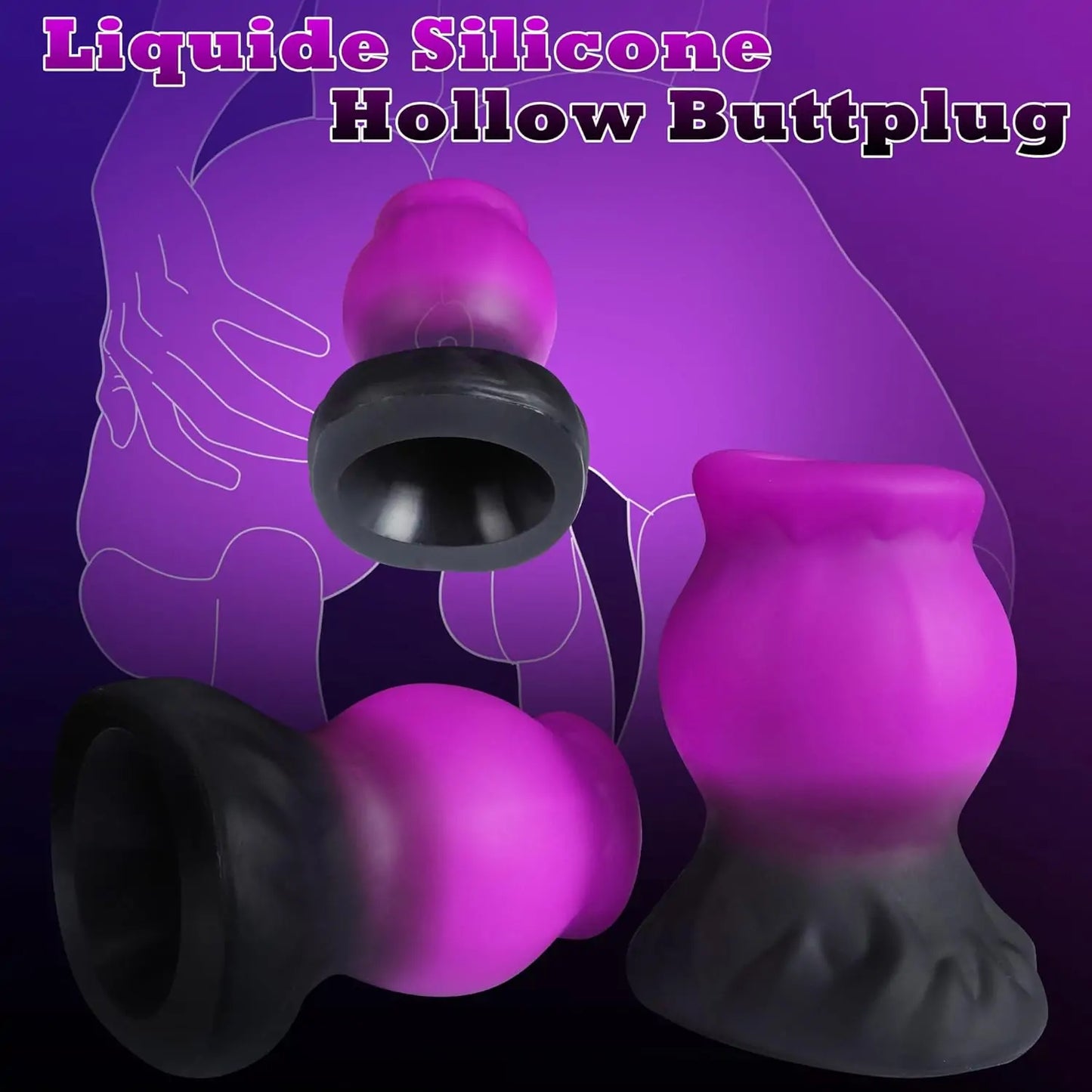 Fantasy Silicone Hollow Butt Plug