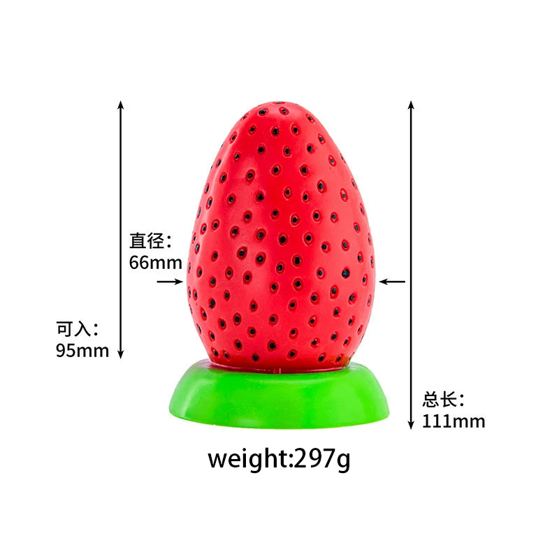 Fantasy Strawberry Silicone Butt Plug