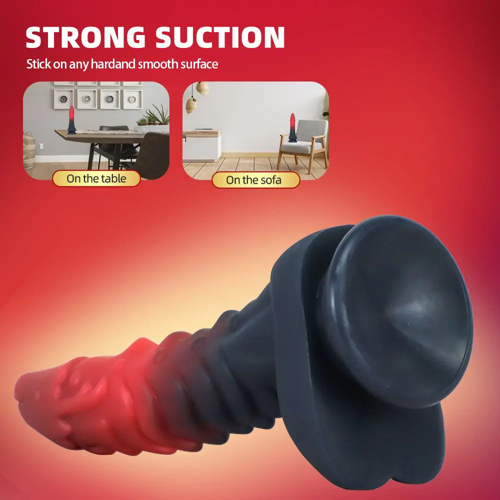 Fantasy Textured Dildo with Suction Cup