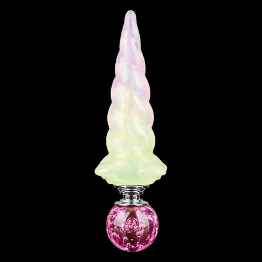 Fantasy Unicorn Spiral Butt Plug