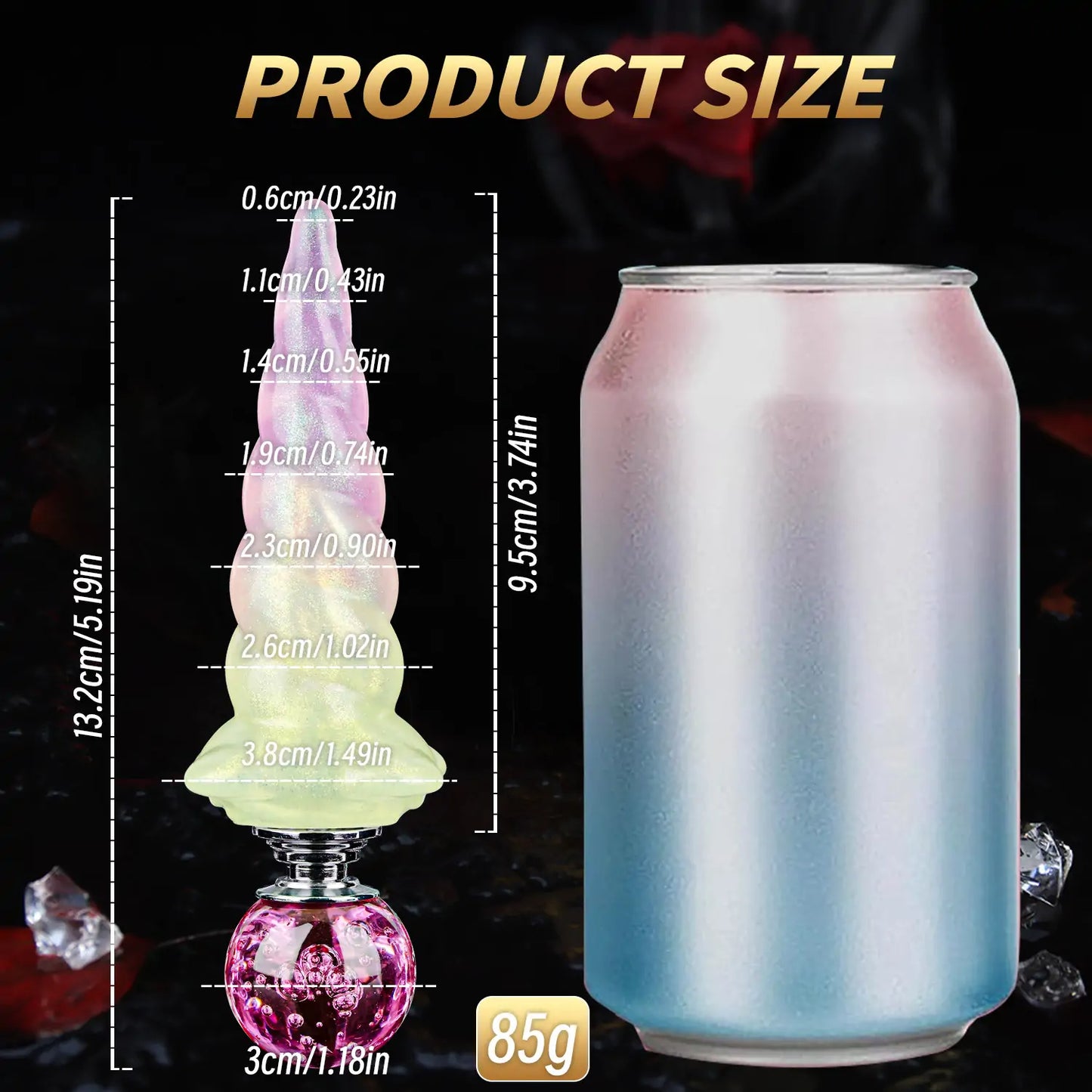 Fantasy Unicorn Spiral Butt Plug