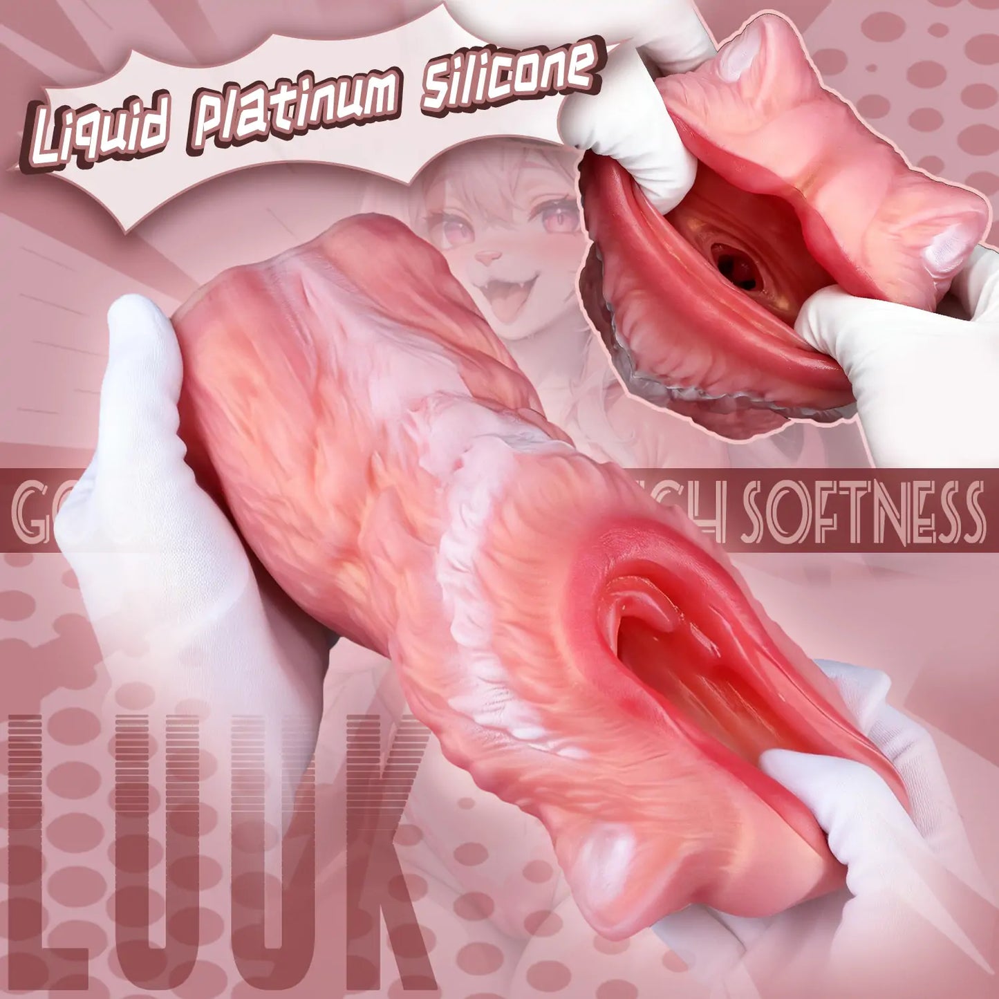 Fantasy Wolf Holy Girl Doll - Animal Stroker
