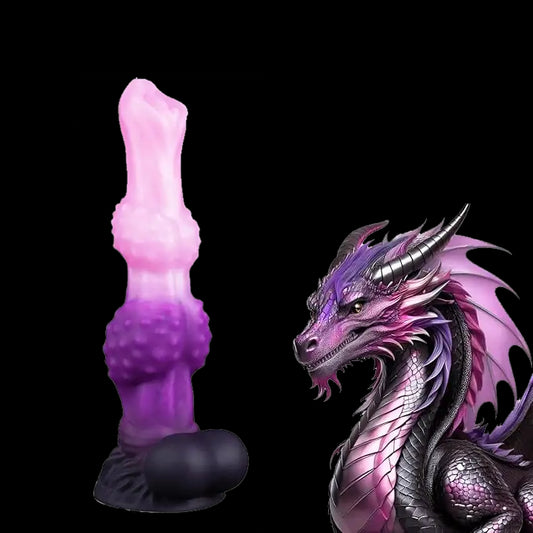 Fantasy Dragon Double Knot Dildo 10 Inches