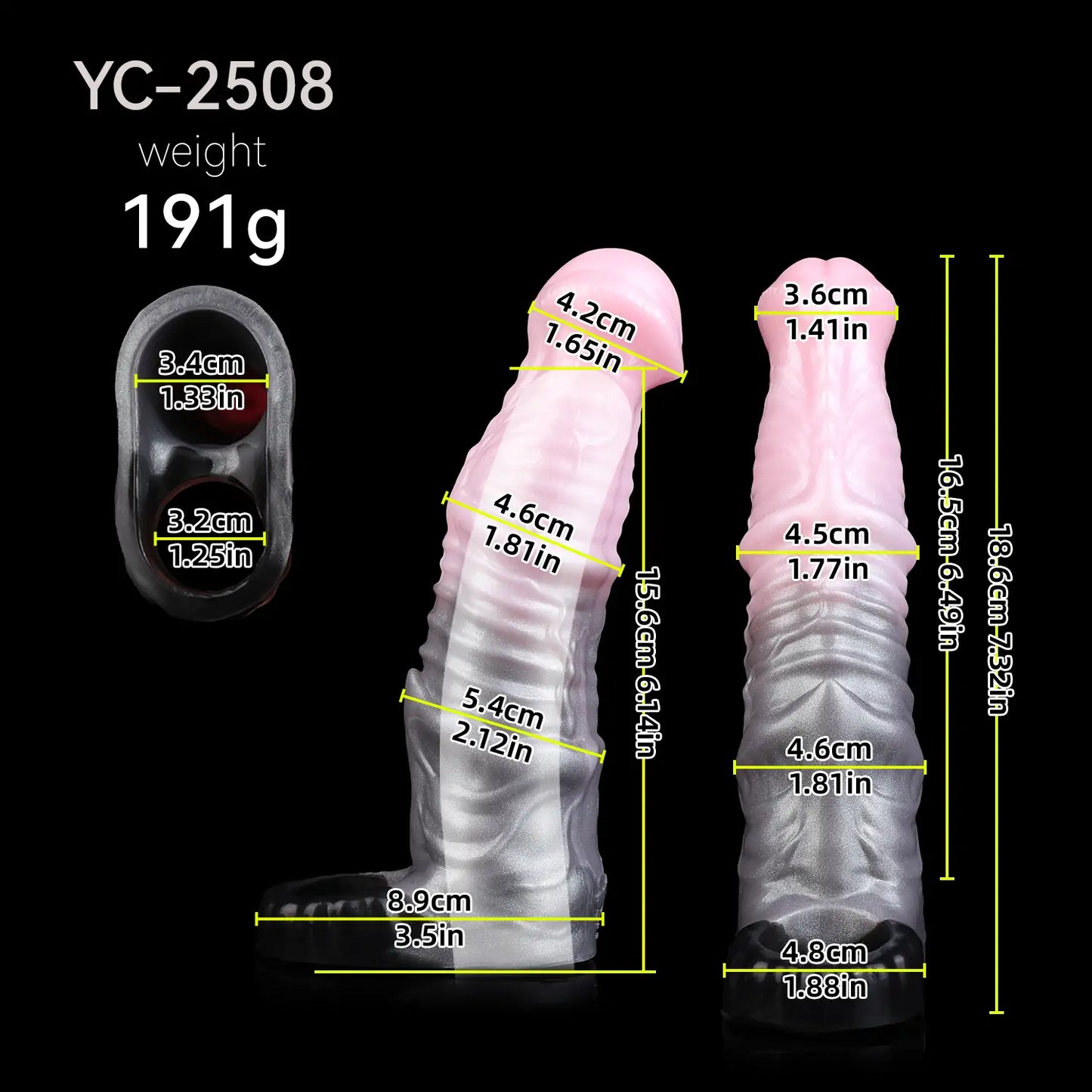 Fantasy Horse Texture Penis Sleeve