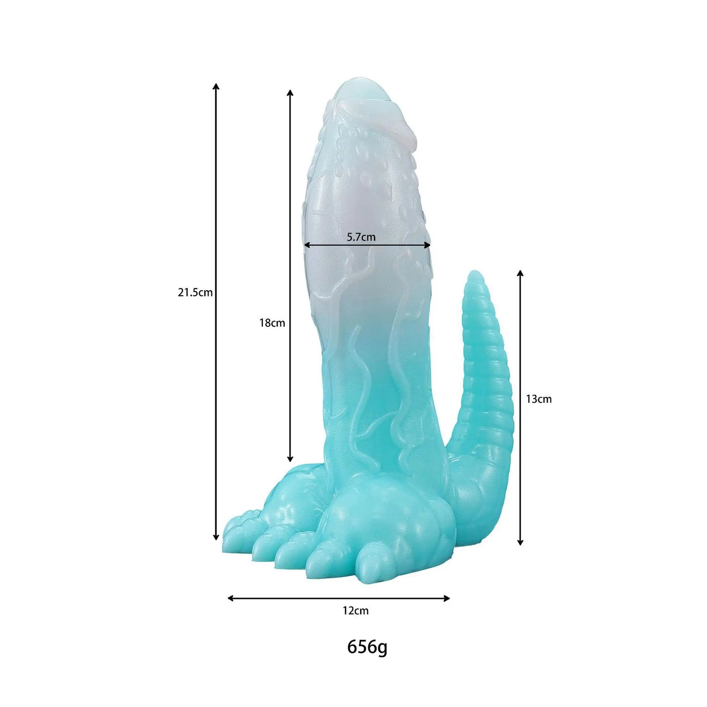 Fantasy Silicone Dinosaur Dildo 8 Inches