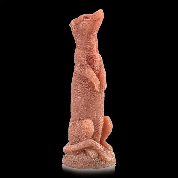 Fantasy Silicone Dog Dildo with Suction Cup