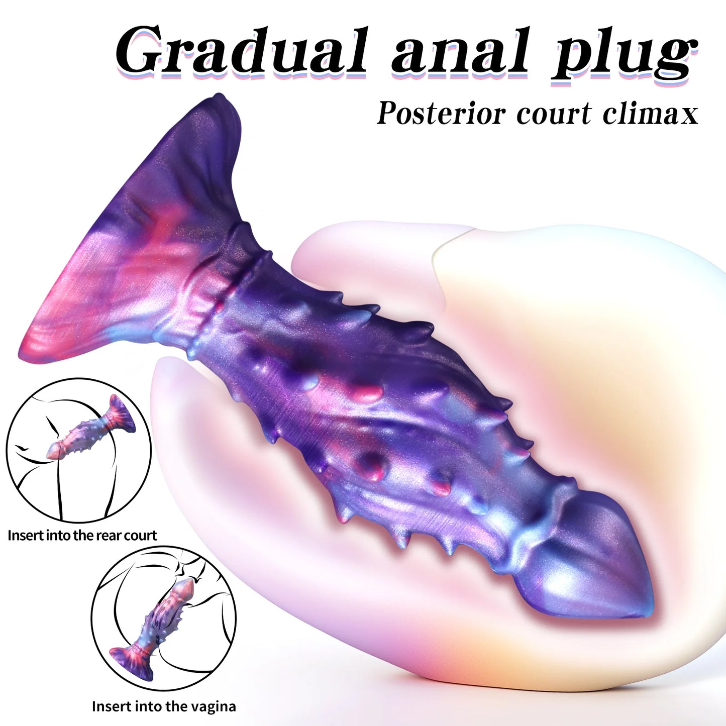 Fantasy Spiked Anal dildo 7.8 Inches