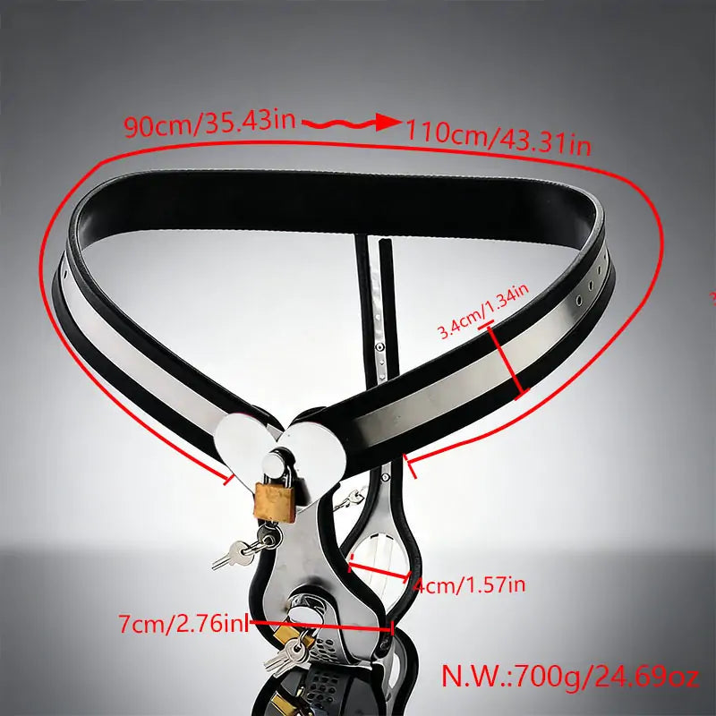 Female Chastity Belt – Heart Shape