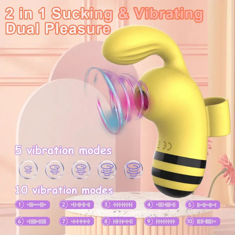 Finger Bee Suction Toy