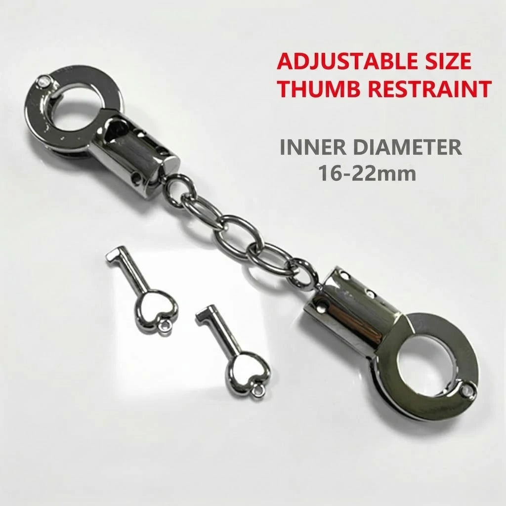 Finger Cuffs – Metal Thumb & Toe Restraints
