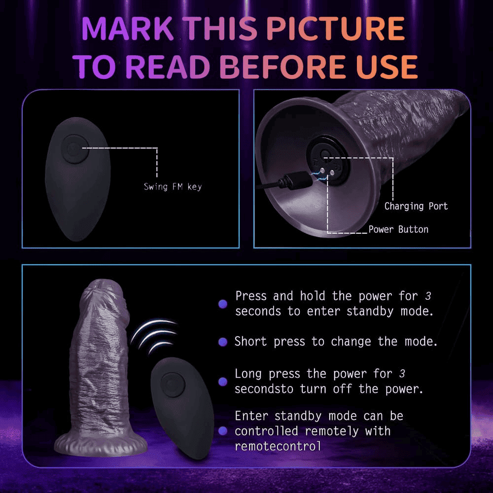 Fleshcurrent - 4.3 Inch Realistic Silicone Vibrating Dildo