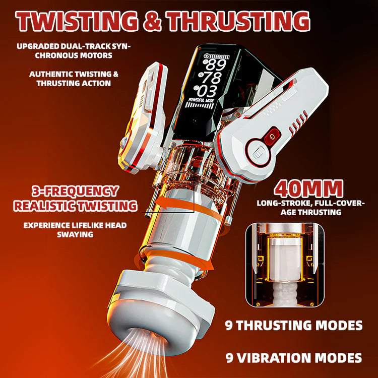 Flight Pod Heated Twisting Masturbator