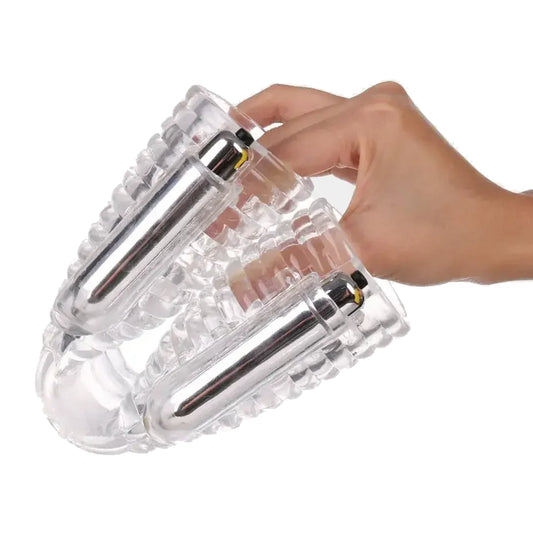 Dual Vibration Penis Frotting Sex Toy