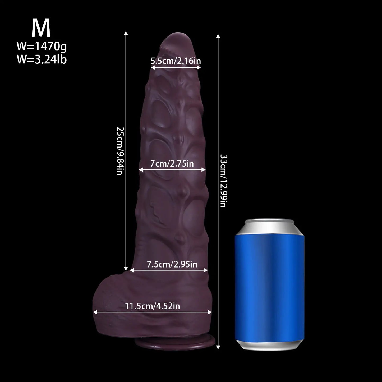 Giant Silicone Horse Dildo 3 Size