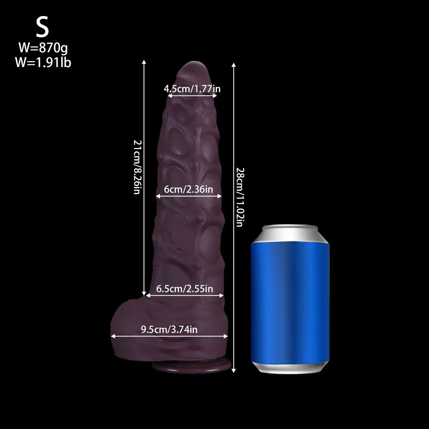 Giant Silicone Horse Dildo 3 Size