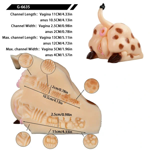 Giraffe Booty - Rear Entry Pocket Pussy