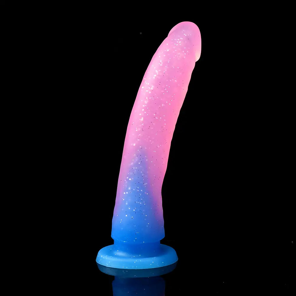 Glittery Dildo 3 Size – Dream Silicone 9 Inches