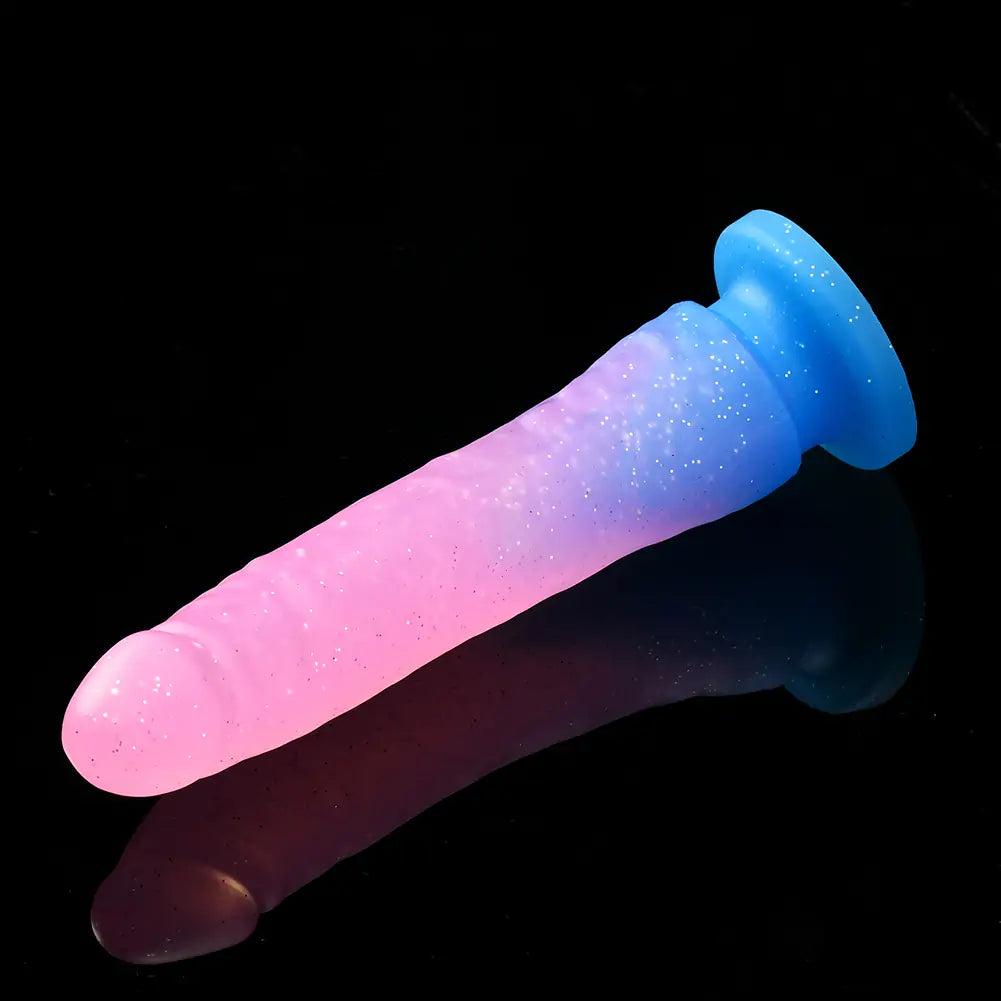 Glittery Dildo 3 Size – Dream Silicone 9 Inches