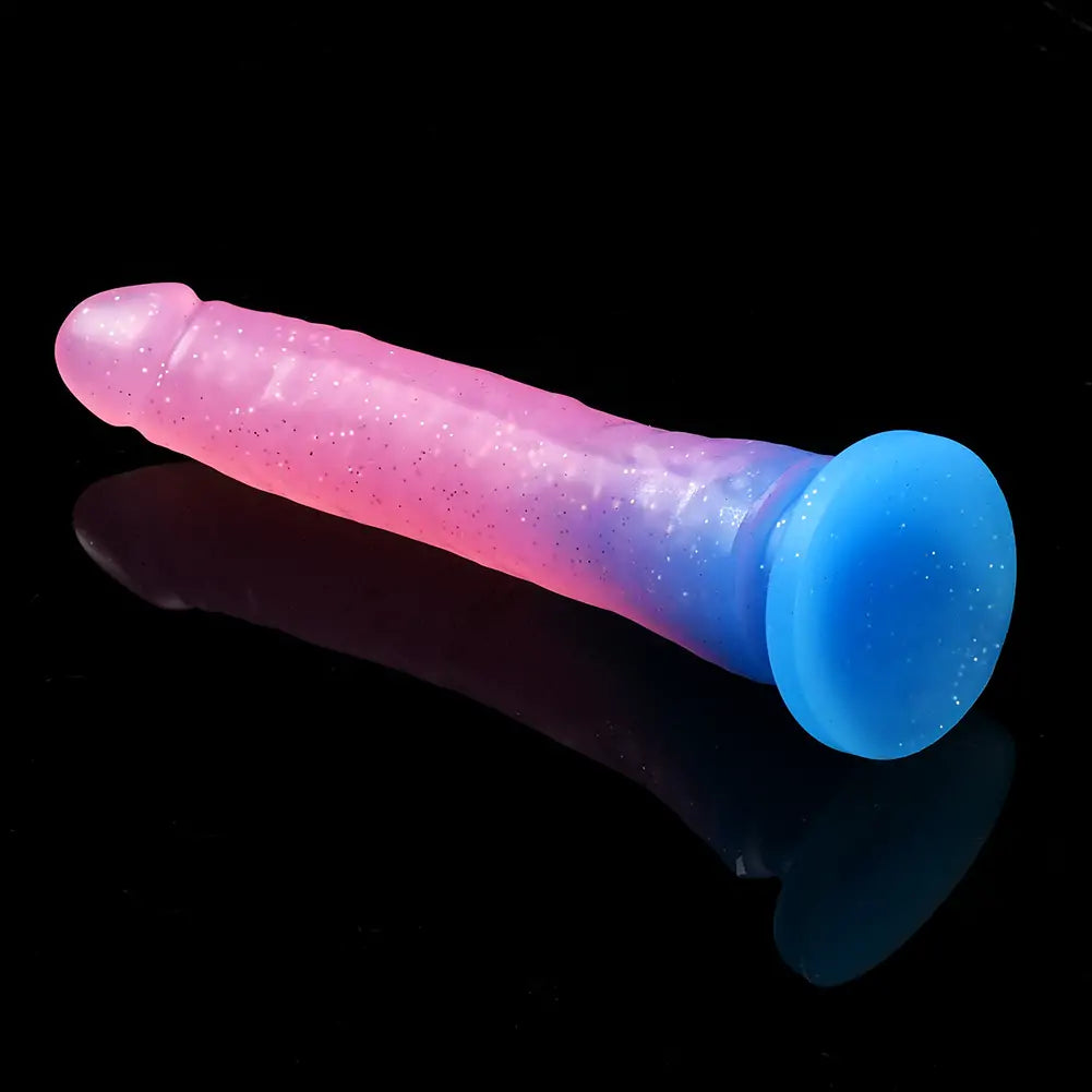 Glittery Dildo 3 Size – Dream Silicone 9 Inches