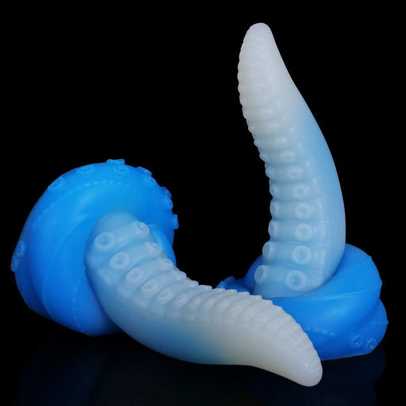 Glow In The Dark Tentacle Dildo 7 Inches