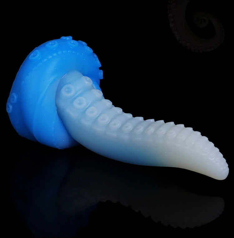Glow In The Dark Tentacle Dildo 7 Inches