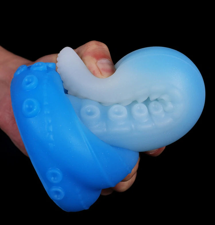 Glow In The Dark Tentacle Dildo 7 Inches