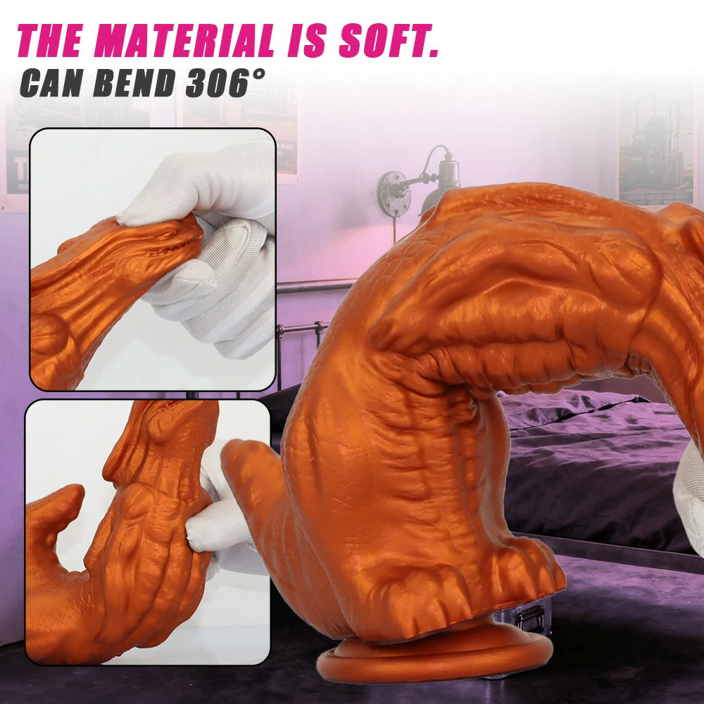 Godzilla Fantasy Silicone Dildo & Anal Plug