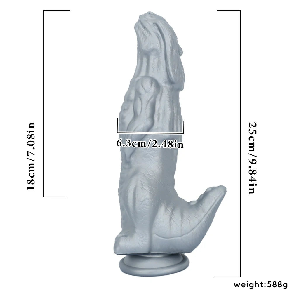 Godzilla Fantasy Silicone Dildo & Anal Plug