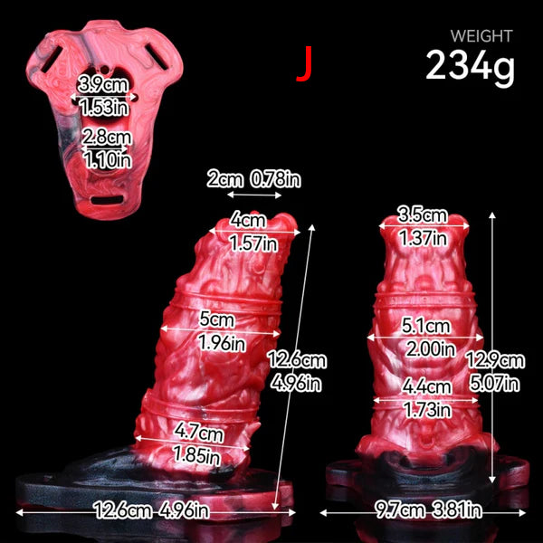 Felbound Sleeve Set – Monster Vibrating Cock Sleeve
