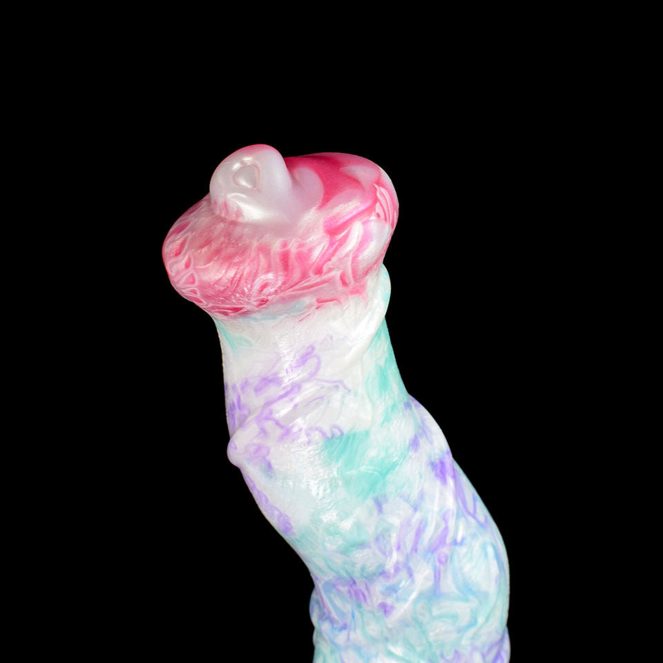🐴 11.2-Inch NEBULISK - Oversized Horse Dildo with Curve, Huge Fantasy Toy