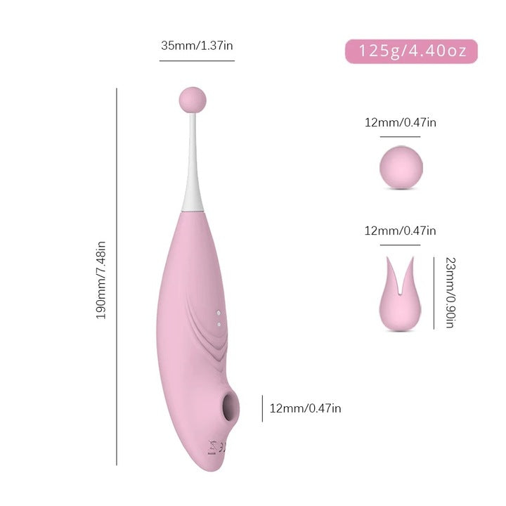 HG Mini USB Rechargeable G-Spot Vibrator for Women Sucking and Vibrating Clit Licker Nipple Massager Female Stimulator