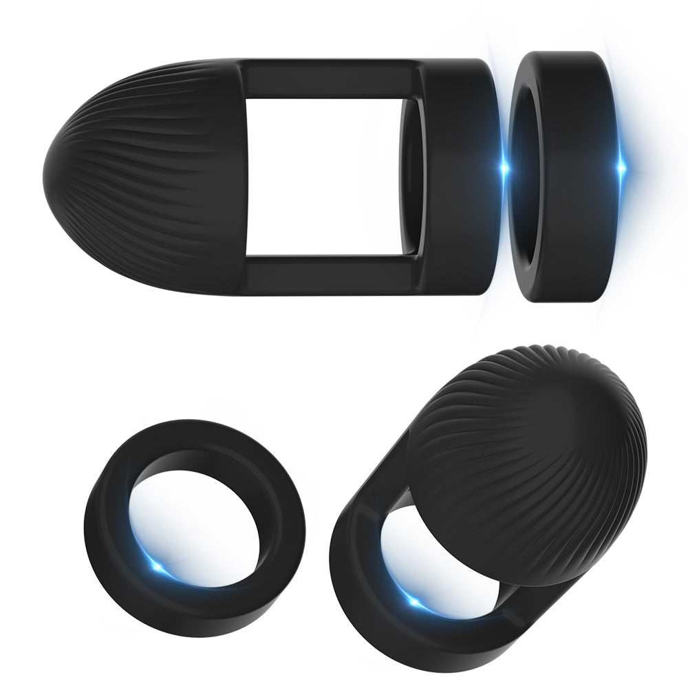 World's First Men's Ball Impotence Condom Training Ring Penis Ring Set Strengthen Delay