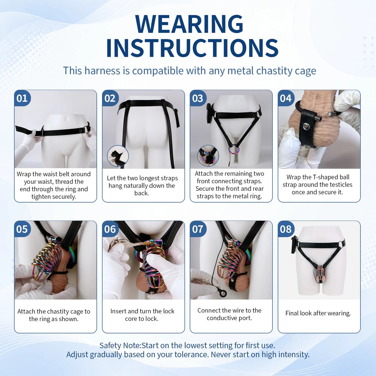 Hands-Free Electric Shock Chastity Pants