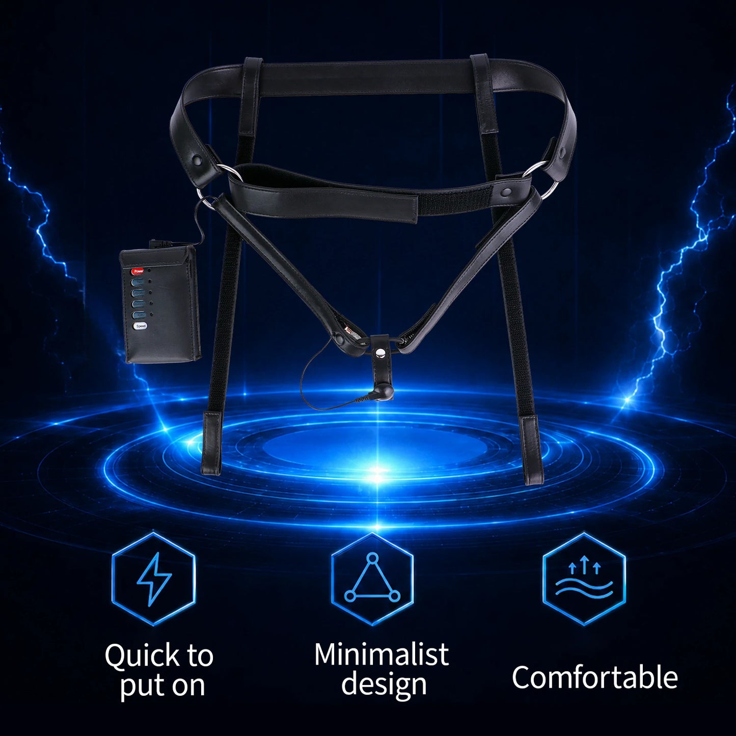Hands-Free Electric Shock Chastity Pants