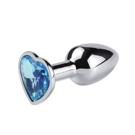 Heart Gem Metal Anal Plug