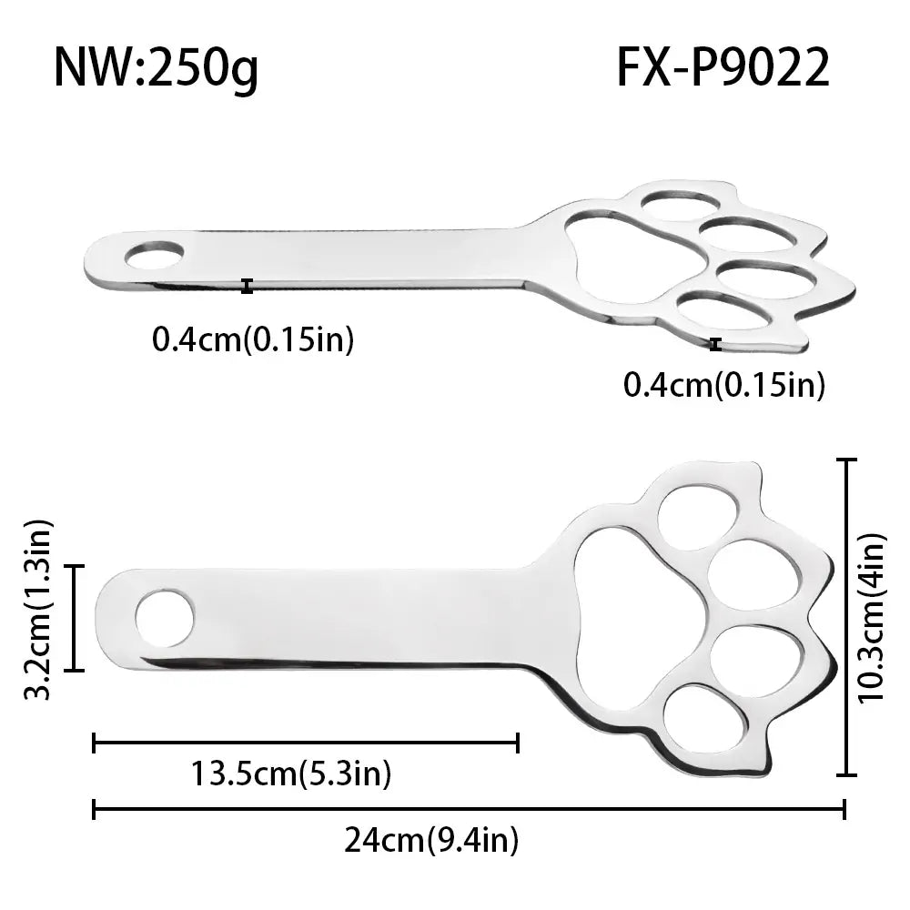 Heavy-Duty Stainless BDSM Spanking Paddles