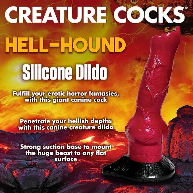Hellhound Dildo 7.5 Inches -  Fantasy Curve