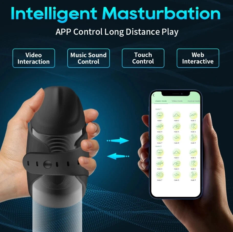 Helmet – App Adjustable Vibrating Male Toy