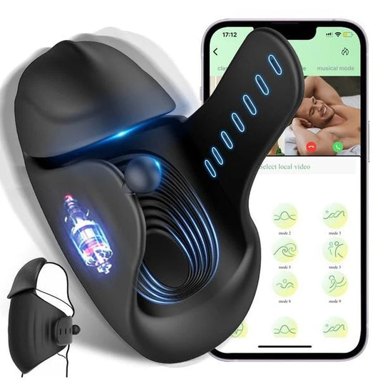 Helmet – App Adjustable Vibrating Male Toy